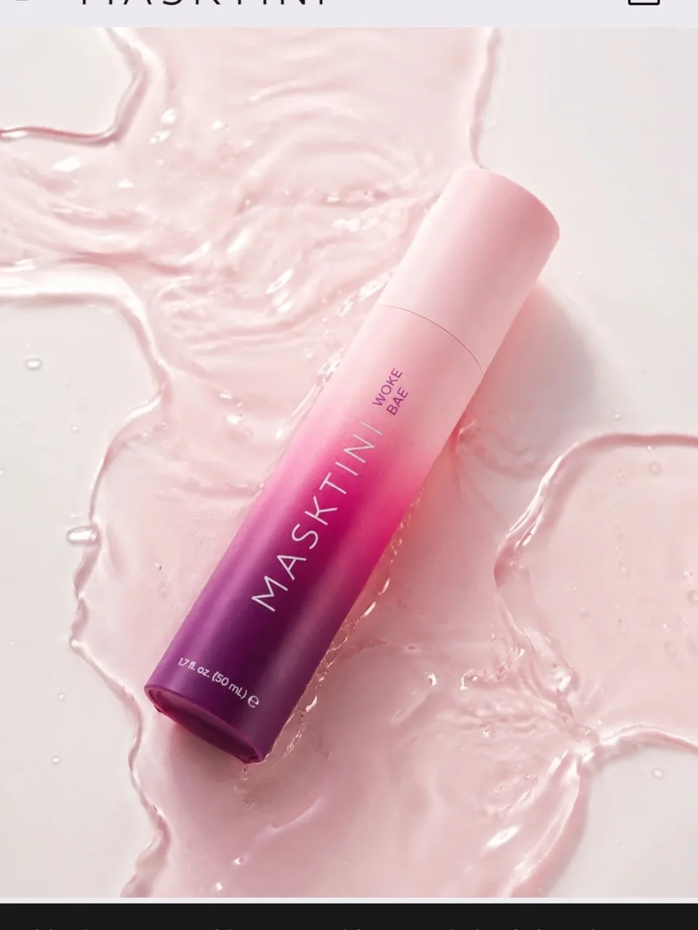 Masktini Woke Bae whenever moisture spritz Hydrating Moisturizer- 1.7 fl oz